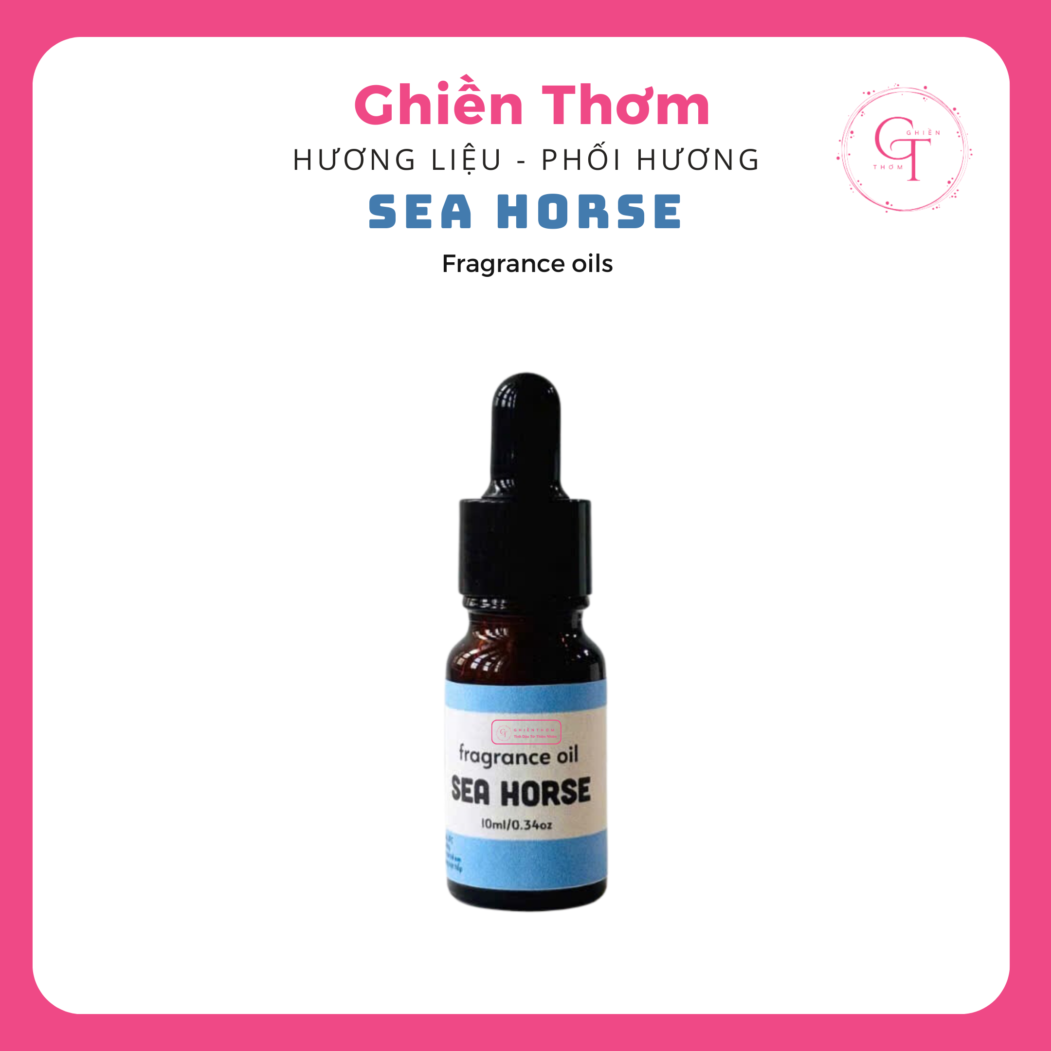 Tinh dầu nguyên chất phối hương Sea Horse