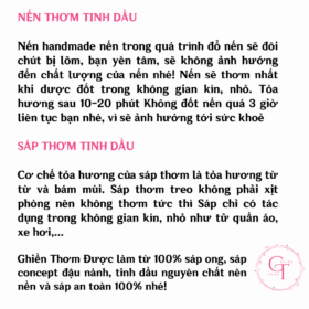 HƯỚNG DẪN SỬ DỤNG NẾN THƠM TINH DẦU 